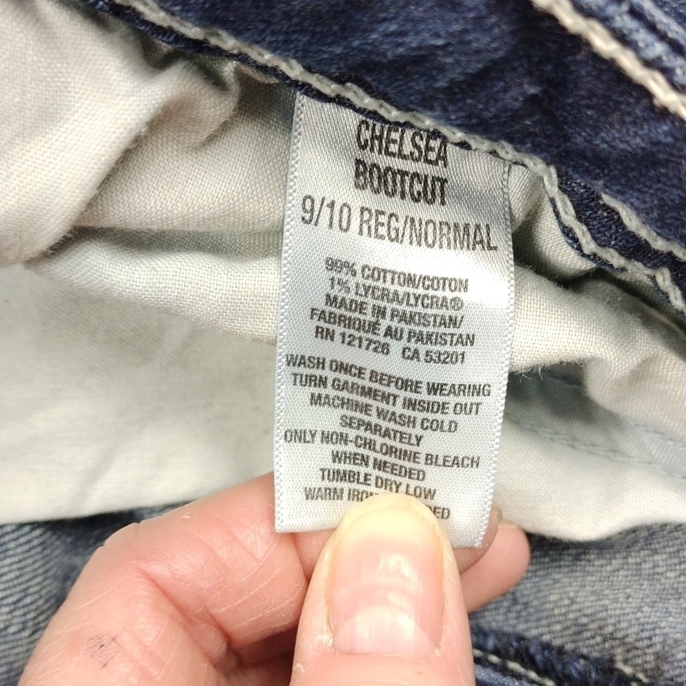 Aeropostale women's 9/10 regular boot cut jeans - Picture 4 of 13